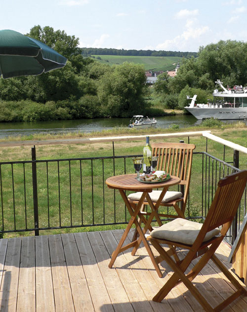 Blick von der Terrasse Terrasse