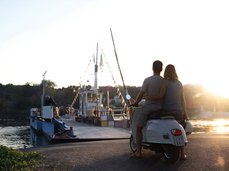 Vespa am Main